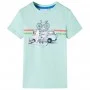 Camiseta infantil verde menta claro 128 de , Camisetas para niños - Ref: Foro24-12047, Precio: 8,32 €, Descuento: %