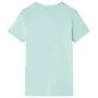 Camiseta infantil verde menta claro 128 de , Camisetas para niños - Ref: Foro24-12047, Precio: 8,32 €, Descuento: %
