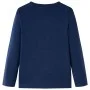Navy blue melange long-sleeve children's t-shirt size 140 by , Kids T-shirts - Ref: Foro24-12633, Price: 10,30 €, Discount: %