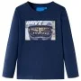 Melange 116 marineblaues Langarm-T-Shirt für Kinder von , Kinder-T-Shirts - Ref: Foro24-12631, Preis: 8,75 €, Rabatt: %