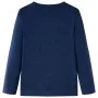 Melange 116 marineblaues Langarm-T-Shirt für Kinder von , Kinder-T-Shirts - Ref: Foro24-12631, Preis: 8,75 €, Rabatt: %