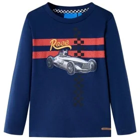 Marineblaues Langarm-T-Shirt für Kinder 116 von , Kinder-T-Shirts - Ref: Foro24-13081, Preis: 8,75 €, Rabatt: %
