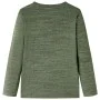 Langärmeliges Kinder-T-Shirt in Khaki Melange 128 von , Kinder-T-Shirts - Ref: Foro24-13192, Preis: 8,64 €, Rabatt: %