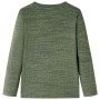 Langärmeliges Kinder-T-Shirt in Khaki Melange 128 von , Kinder-T-Shirts - Ref: Foro24-13192, Preis: 8,74 €, Rabatt: %