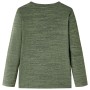 Langärmeliges Kinder-T-Shirt in Khaki Melange 104 von , Kinder-T-Shirts - Ref: Foro24-13190, Preis: 8,74 €, Rabatt: %