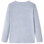 Langarm-T-Shirt für Kinder grau melange 116 von , Kinder-T-Shirts - Ref: Foro24-13261, Preis: 8,66 €, Rabatt: %