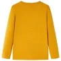 Langarm-T-Shirt für Kinder in der Farbe Ocker 140 von , Kinder-T-Shirts - Ref: Foro24-13268, Preis: 8,59 €, Rabatt: %