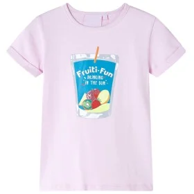 Camiseta infantil rosa suave 140 de , Camisetas para niños - Ref: Foro24-10603, Precio: 8,24 €, Descuento: %