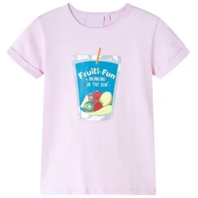 Kinder-T-Shirt in zartrosa 116 von , Kinder-T-Shirts - Ref: Foro24-10601, Preis: 8,24 €, Rabatt: %
