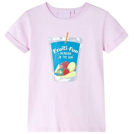 Kinder-T-Shirt in zartrosa 116 von , Kinder-T-Shirts - Ref: Foro24-10601, Preis: 8,24 €, Rabatt: %