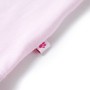 Camiseta infantil rosa suave 116