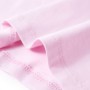 Camiseta infantil rosa suave 116