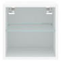 Mueble de TV de pared con luces LED blanco 30x28,5x30 cm de , Muebles TV - Ref: Foro24-836973, Precio: 27,23 €, Descuento: %