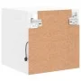 Wall-mounted TV stand with LED lights white 30x28.5x30 cm by , TV Furniture - Ref: Foro24-836973, Price: 26,90 €, Discount: %