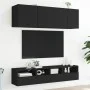 Wand-TV-Möbel 2 Stk. Ingenieurholz schwarz 40x30x30 cm von , TV-Möbel - Ref: Foro24-836843, Preis: 41,82 €, Rabatt: %