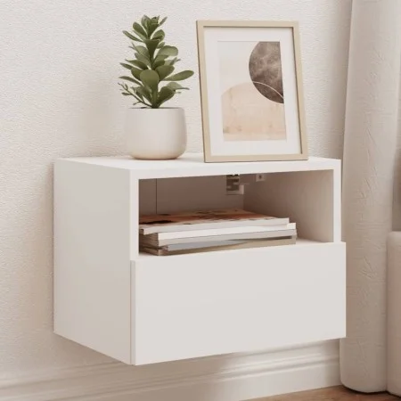 Wand-TV-Möbel 2 Stück aus weißem Ingenieurholz 40x30x30 cm von , TV-Möbel - Ref: Foro24-836841, Preis: 42,77 €, Rabatt: %
