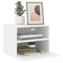 Muebles de pared TV 2 uds madera ingeniería blanco 40x30x30 cm de , Muebles TV - Ref: Foro24-836841, Precio: 43,29 €, Descuen...