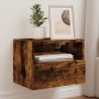TV-Wandmöbel aus geräuchertem Eichenholz, 40x30x30 cm von , TV-Möbel - Ref: Foro24-836848, Preis: 27,70 €, Rabatt: %