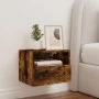 Wall-mounted TV unit in smoked oak engineered wood, 40x30x30 cm. by , TV Furniture - Ref: Foro24-836848, Price: 27,33 €, Disc...