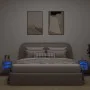 Wall-mounted TV furniture with LED lights, 2 units Sonoma oak 30x28.5x30 cm by , TV Furniture - Ref: Foro24-836978, Price: 38...