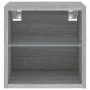 Wandfernseher Möbel LED-Leuchten 2 Stk. Sonoma grau 30x28,5x30 cm von , TV-Möbel - Ref: Foro24-836984, Preis: 39,68 €, Rabatt: %