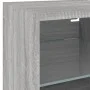 Wandfernseher Möbel LED-Leuchten 2 Stk. Sonoma grau 30x28,5x30 cm von , TV-Möbel - Ref: Foro24-836984, Preis: 39,68 €, Rabatt: %