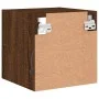 Muebles TV de pared luces LED 2 uds roble marrón 30x28,5x30 cm de , Muebles TV - Ref: Foro24-836986, Precio: 39,88 €, Descuen...