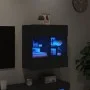 Mueble de TV de pared con luces LED negro 58,5x30x60,5 cm de , Muebles TV - Ref: Foro24-837093, Precio: 56,68 €, Descuento: %