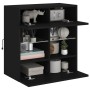Wand-TV-Möbel mit schwarzen LED-Leuchten 58,5x30x60,5 cm von , TV-Möbel - Ref: Foro24-837093, Preis: 57,37 €, Rabatt: %