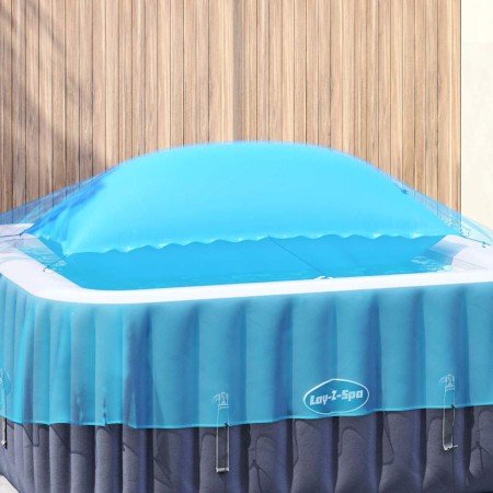 Almohada de piscina Azul 400 x 200 x 140 cm PVC en Accesorios para cubiertas de piscina | Comprar online en Foro24