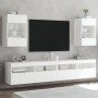 Wand-TV-Möbel mit LED-Leuchten 2 Stück weiß 40x30x60,5 cm von , TV-Möbel - Ref: Foro24-837079, Preis: 114,05 €, Rabatt: %