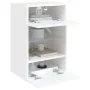 Muebles de TV de pared con luces LED 2 uds blanco 40x30x60,5 cm de , Muebles TV - Ref: Foro24-837079, Precio: 107,25 €, Descu...