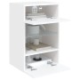 Wand-TV-Möbel mit LED-Leuchten 2 Stück weiß 40x30x60,5 cm von , TV-Möbel - Ref: Foro24-837079, Preis: 114,05 €, Rabatt: %