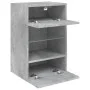 Wandfernseher Möbel LED-Leuchten 2 Stück Beton grau 40x30x60,5 cm von , TV-Möbel - Ref: Foro24-837085, Preis: 90,16 €, Rabatt: %