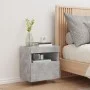 Mueble de TV de pared con luces LED gris hormigón 40x30x40 cm de , Muebles TV - Ref: Foro24-837175, Precio: 34,40 €, Descuent...