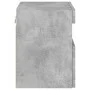 Wall-mounted TV stand with LED lights in concrete gray, 40x30x40 cm. by , TV Furniture - Ref: Foro24-837175, Price: 34,40 €, ...