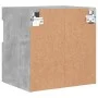 Mueble de TV de pared con luces LED gris hormigón 40x30x40 cm de , Muebles TV - Ref: Foro24-837175, Precio: 34,40 €, Descuent...