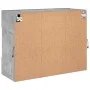 Mueble TV de pared con luces LED gris hormigón 78,5x30x60,5 cm de , Muebles TV - Ref: Foro24-837102, Precio: 64,51 €, Descuen...