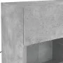 Mueble TV de pared con luces LED gris hormigón 78,5x30x60,5 cm de , Muebles TV - Ref: Foro24-837102, Precio: 64,51 €, Descuen...