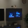 Wand-TV-Möbel mit schwarzen LED-Leuchten 78,5x30x60,5 cm von , TV-Möbel - Ref: Foro24-837100, Preis: 67,95 €, Rabatt: %
