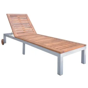 Sonnenliege aus massivem Akazienholz von vidaXL, Liegen - Ref: Foro24-44611, Preis: 232,31 €, Rabatt: %