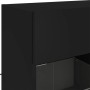 Wand-TV-Möbel mit schwarzen LED-Leuchten 78,5x30x60,5 cm von , TV-Möbel - Ref: Foro24-837100, Preis: 67,95 €, Rabatt: %
