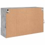 Wand-TV-Möbel mit betongrauen LED-Leuchten 98,5x30x60,5 cm von , TV-Möbel - Ref: Foro24-837109, Preis: 88,80 €, Rabatt: %