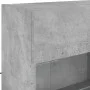 Wand-TV-Möbel mit betongrauen LED-Leuchten 98,5x30x60,5 cm von , TV-Möbel - Ref: Foro24-837109, Preis: 87,36 €, Rabatt: %