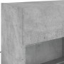 Wand-TV-Möbel mit betongrauen LED-Leuchten 98,5x30x60,5 cm von , TV-Möbel - Ref: Foro24-837109, Preis: 88,80 €, Rabatt: %