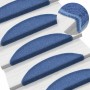 Alfombrillas para escaleras 20 unidades 56x17x3 cm Azul Semicircular en Alfombrillas para escalones | Comprar online en Foro24