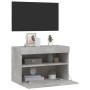 Wand-TV-Möbel mit betongrauen LED-Leuchten 60x30x40 cm von , TV-Möbel - Ref: Foro24-837189, Preis: 45,54 €, Rabatt: %