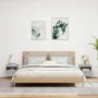 Wall-mounted TV furniture with LED lights 2 units Sonoma gray 40x30x40 cm by , TV Furniture - Ref: Foro24-837180, Price: 60,6...