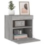Wandfernseher Möbel LED-Leuchten 2 Stück Sonoma grau 40x30x40 cm von , TV-Möbel - Ref: Foro24-837180, Preis: 61,38 €, Rabatt: %