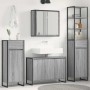 Juego de muebles de baño Gris Sonoma Madera de ingeniería en Tocadores de baño | Comprar online en Foro24